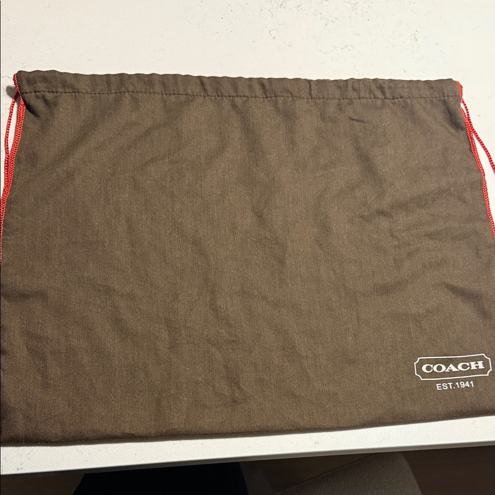 Coach Brown Dust Bag
